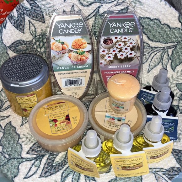 Yankee Candle Other - Yankee Candle Assortment Tropical,Coconut,Blueberry,Pineapple,Mango,Sphere